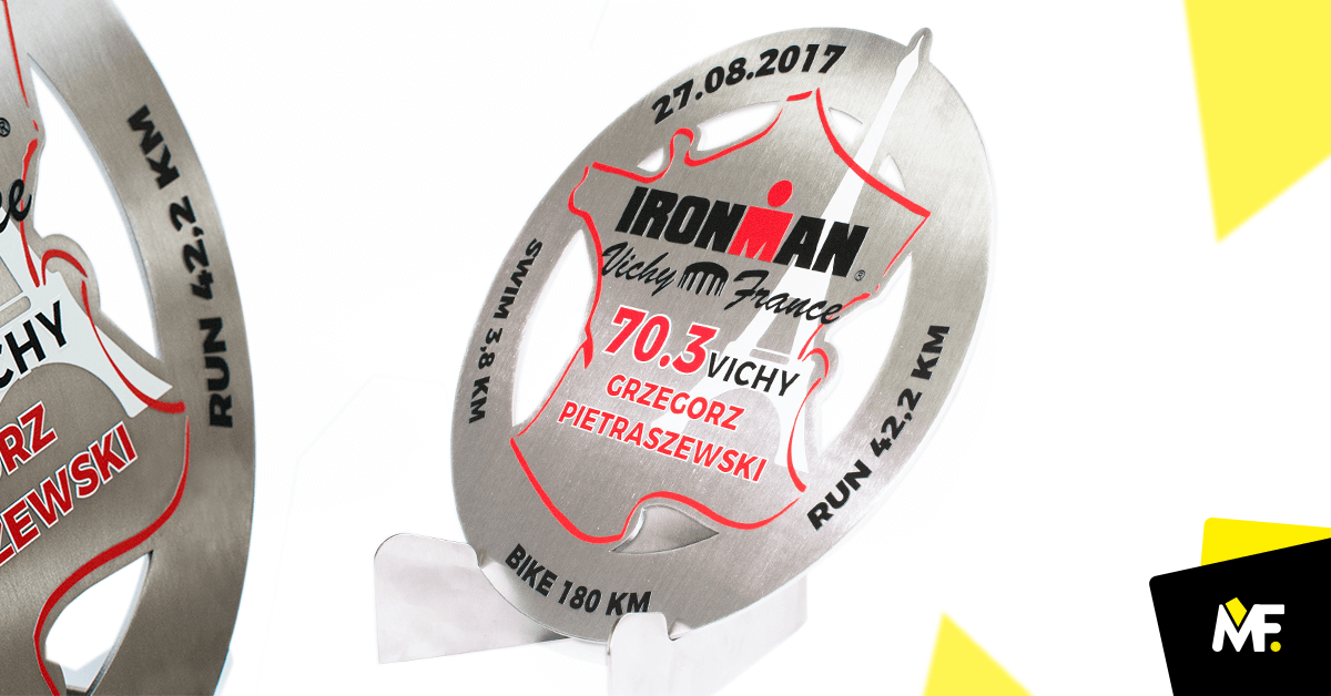 Medaille auf Wettbewerb: Iron Man Vichy France