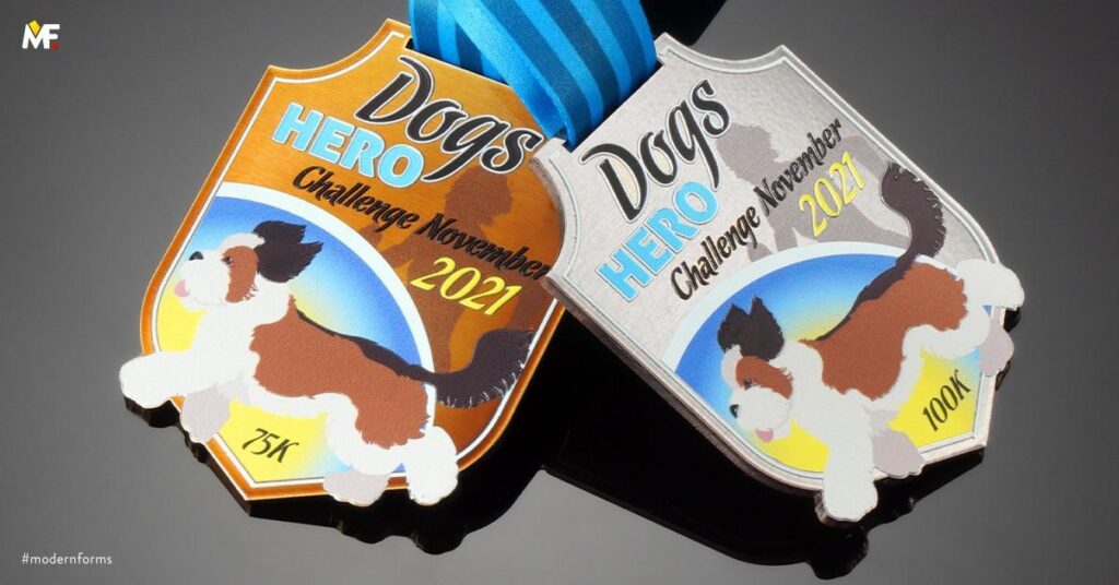 Medaillen für "Dogs Hero Challenge